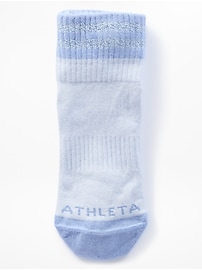 Image number 2 showing, Athleta Girl Everyday Quarter Crew Sock 3-Pack
