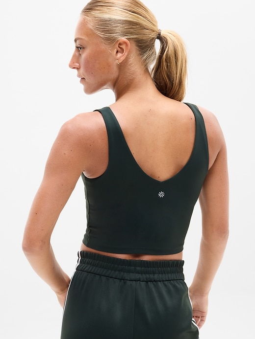 Image number 6 showing, Transcend V-Neck Crop Sports Bra A-C