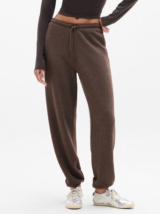 Image number 1 showing, Tranquil Mid Rise Waffle Jogger