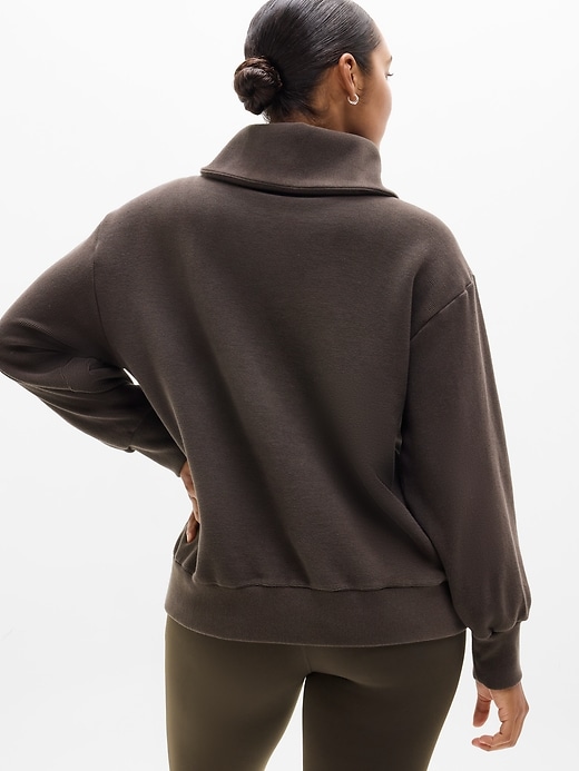Image number 7 showing, Ottoman Rib 1/4 Zip Sweatshirt
