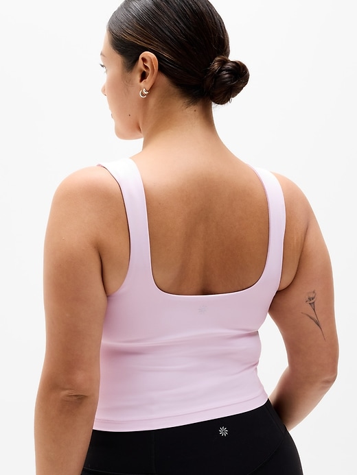 Image number 4 showing, Transcend Square Neck Crop Sports Bra D-DD