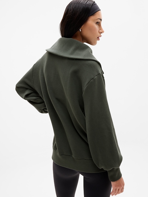Image number 6 showing, Ottoman Rib 1/4 Zip Sweatshirt