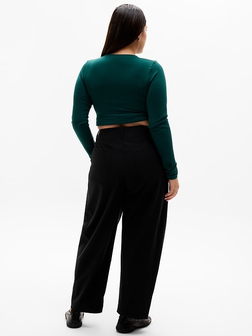 Image number 7 showing, Skyline High Rise Barrel Leg Pant