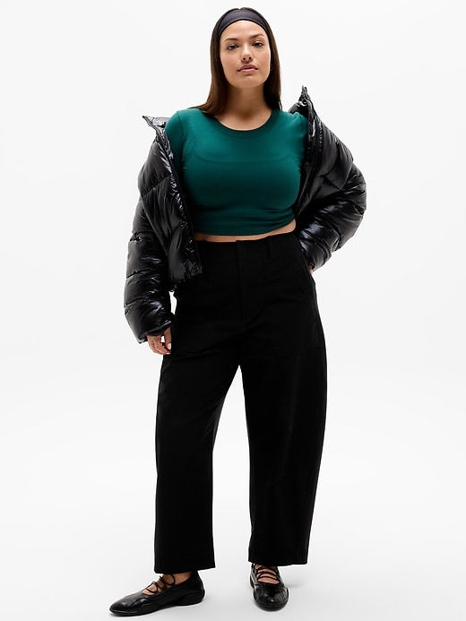 Image number 6 showing, Skyline High Rise Barrel Leg Pant
