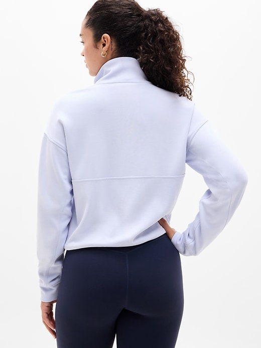 Seasoft Rib 1/4 Zip Popover | Athleta