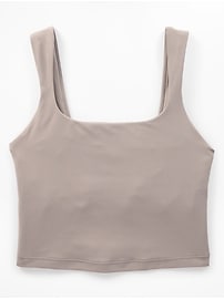 Image number 3 showing, Transcend Square Neck Crop Sports Bra D-DD