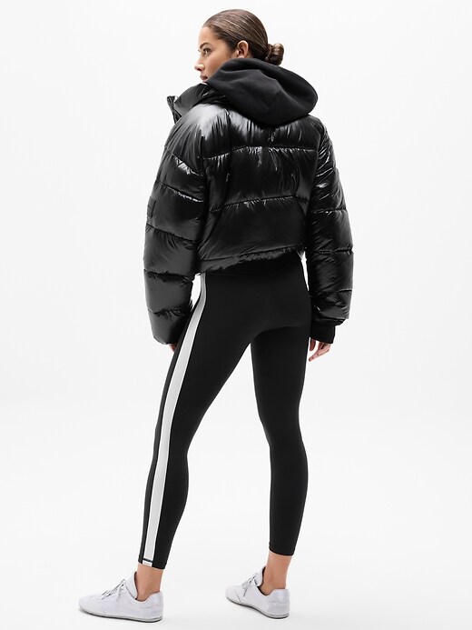Image number 5 showing, Elation Ultra High Rise Shine Sport Stripe 7/8 Legging
