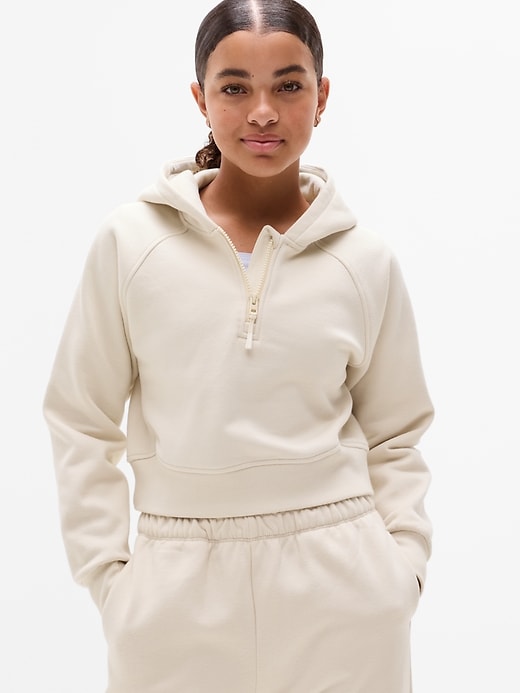Image number 1 showing, Athleta Girl All Day Half Zip Hoodie