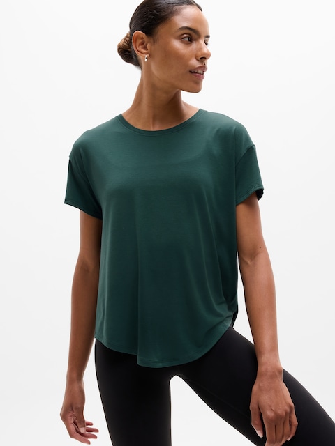 Move With Ease Tee - Pine