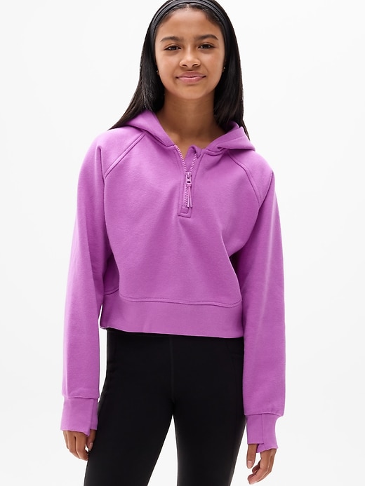 Image number 1 showing, Athleta Girl All Day Half Zip Hoodie