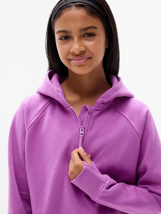 Image number 4 showing, Athleta Girl All Day Half Zip Hoodie