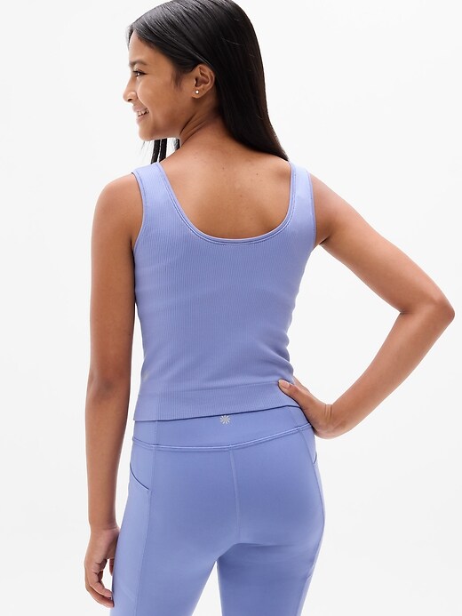 Image number 2 showing, Athleta Girl Rise Above Rib Crop Tank