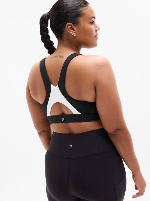 Interval Colorblock Bra D-DD - Black/Bright White