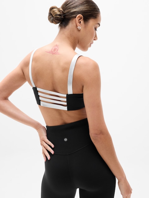 Shine Strap Bra A-C - Black