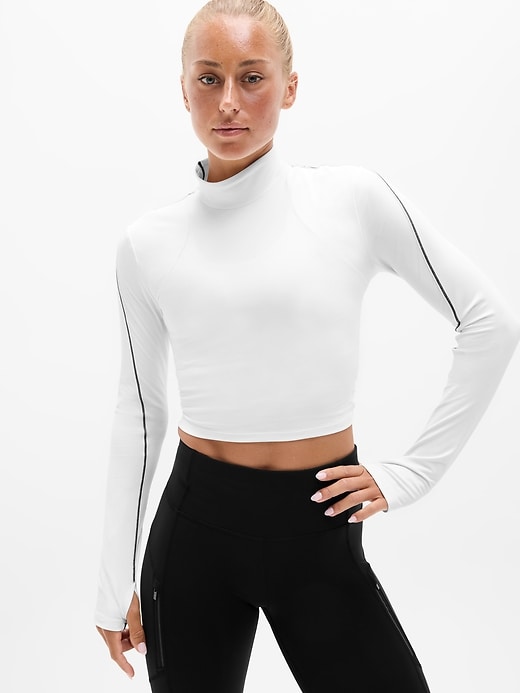 Image number 2 showing, Summit Mesh Crop Top