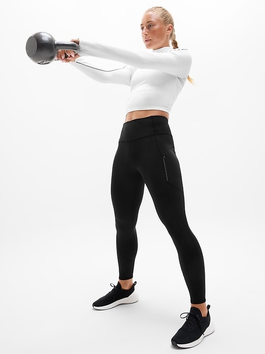 Image number 3 showing, Summit Mesh Crop Top