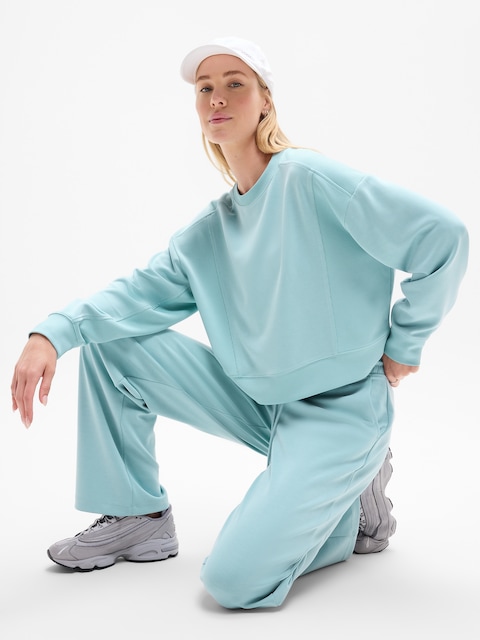 Seasoft Rib Crewneck Sweatshirt - Waterloo Blue