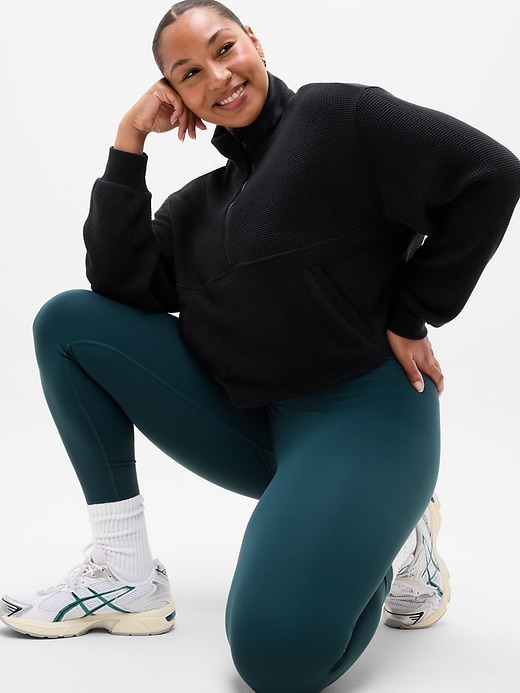 Image number 4 showing, Tranquil Waffle 1/2 Zip Sweatshirt
