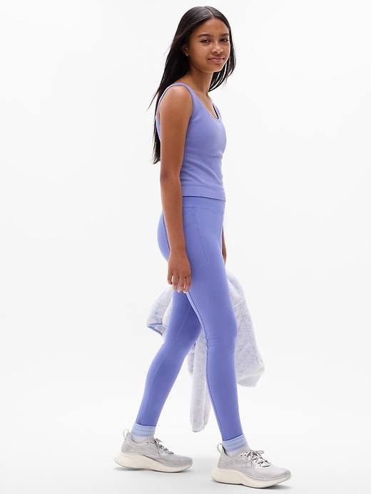 Image number 3 showing, Athleta Girl Rise Above Rib Crop Tank