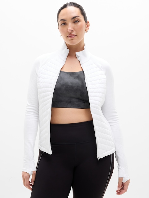 Flurry Force Insulated Primaloft Jacket - Bright White