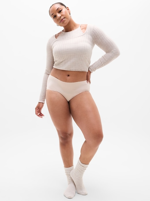 Image number 4 showing, Sleek Form No Show Boyshort Underwear