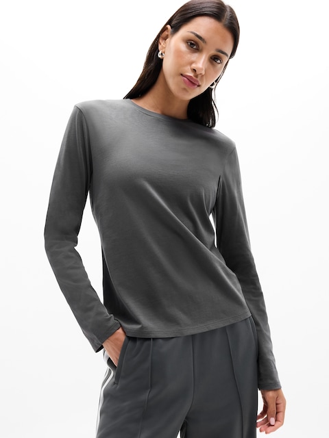 Favorite Cotton Top - Shadow Grey
