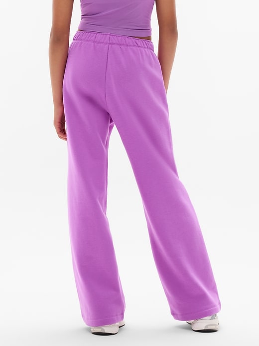 Image number 5 showing, Athleta Girl All Day Wide Leg Fleece Pant