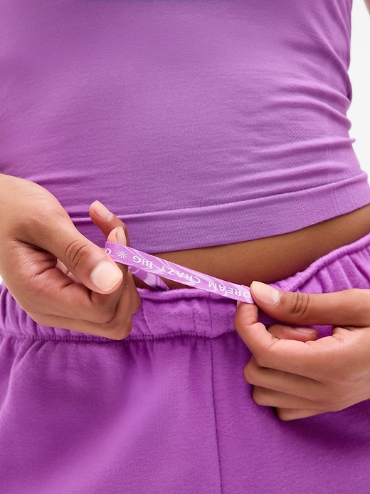 Image number 6 showing, Athleta Girl All Day Wide Leg Fleece Pant