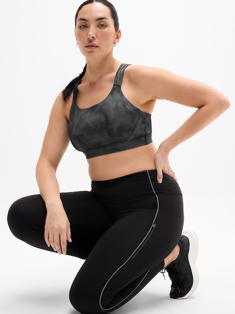 Train Free Reflective Bra D-DD - Black