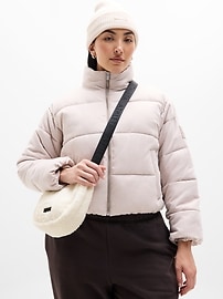 Image number 2 showing, All About Sherpa Mini Crescent Bag