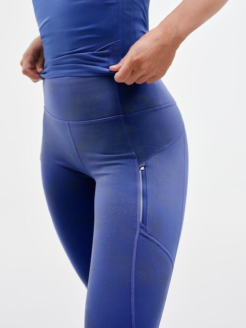 Rainier High Rise Reflective Print Legging - Borealis Reflective