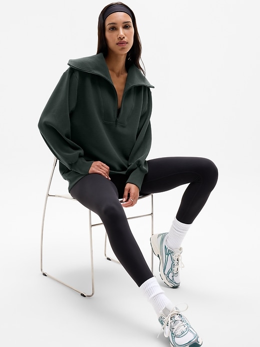 Image number 5 showing, Ottoman Rib 1/4 Zip Sweatshirt