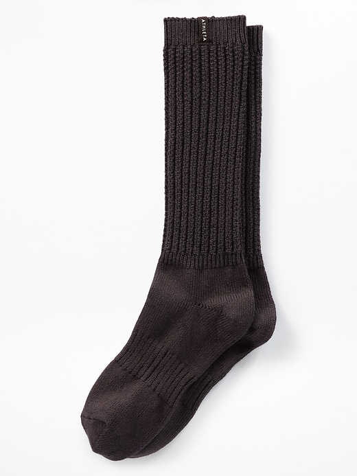 Image number 1 showing, Cloud Cable Knit Scrunch Sock