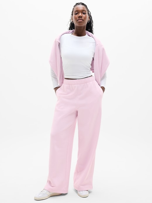Image number 5 showing, Forever Fleece Wide Leg