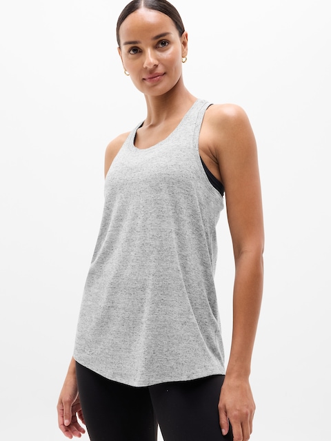 Move With Ease Tank - Grey Heather