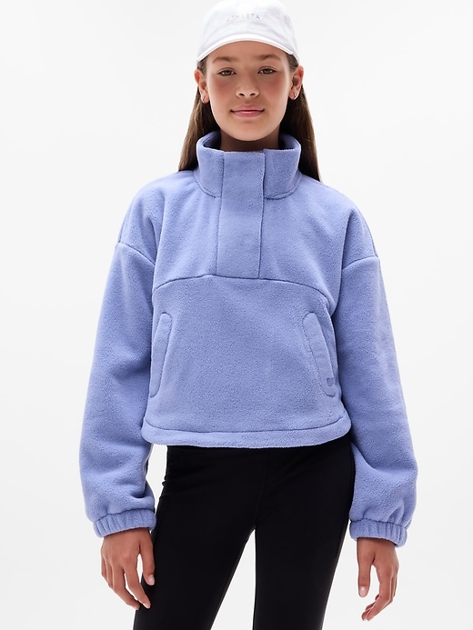 Image number 3 showing, Athleta Girl Microfleece Pullover