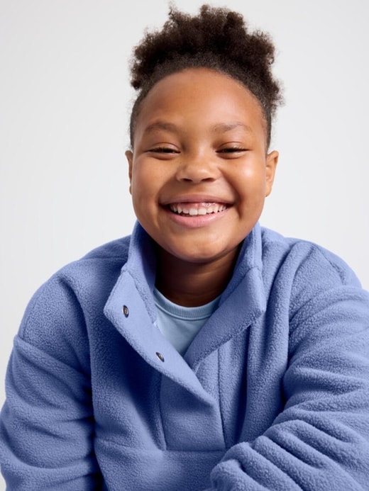 Image number 1 showing, Athleta Girl Microfleece Pullover