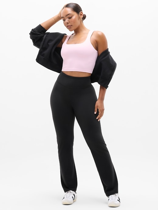 Image number 5 showing, Transcend Square Neck Crop Sports Bra A-C