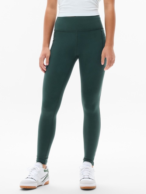 Athleta Girl High Rise Stash Your Treasures Legging - Pine
