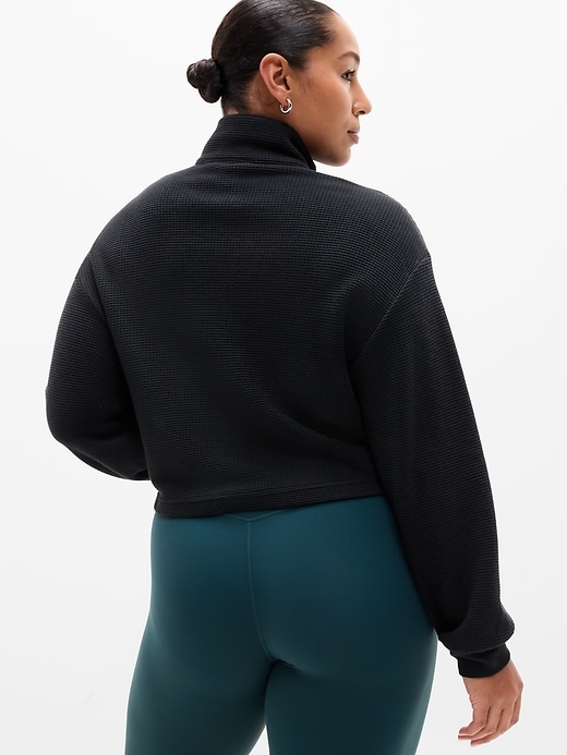 Image number 6 showing, Tranquil Waffle 1/2 Zip Sweatshirt