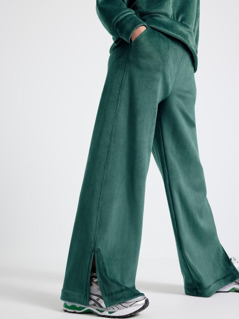 Athleta Girl Cozy Rib Wide Leg Pant - Pine