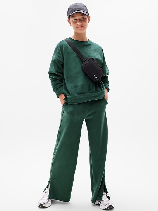 Image number 3 showing, Athleta Girl Cozy Rib Crewneck