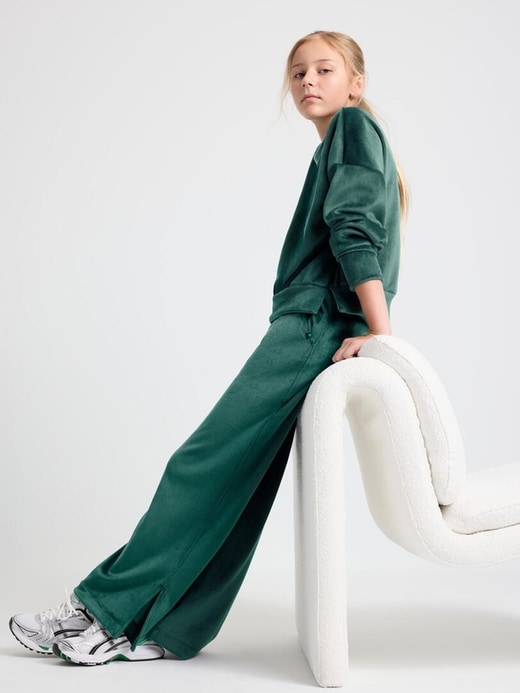 Image number 6 showing, Athleta Girl Cozy Rib Wide Leg Pant