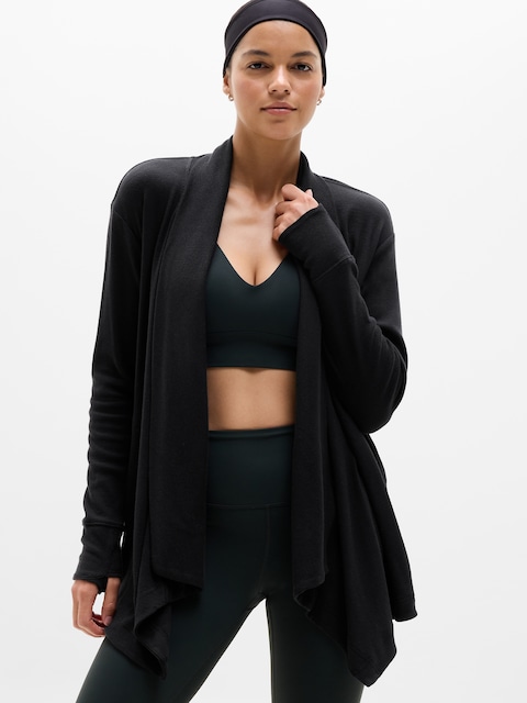 Pranayama Restore Rib Wrap - Black Rib