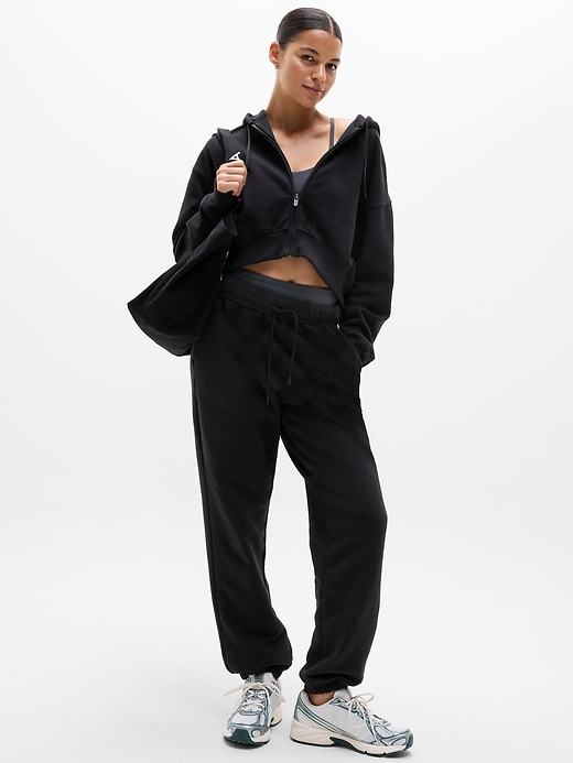 Image number 2 showing, Forever Fleece Crop Full Zip