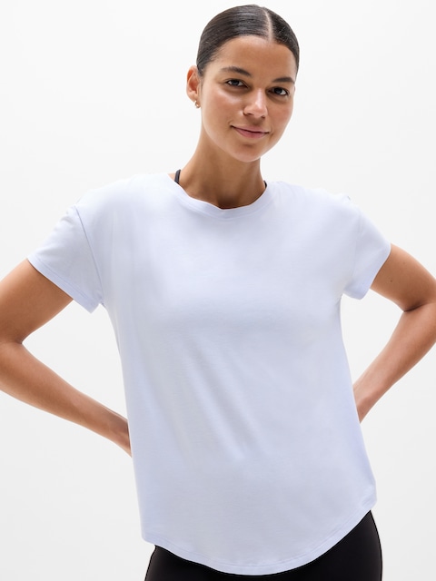 Move With Ease Tee - Gossamer
