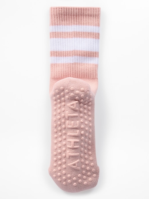 Image number 3 showing, Athleta Pilates Gripper Crew Sock