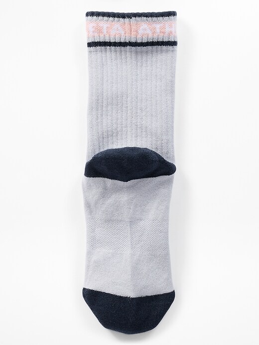 Image number 2 showing, Athleta Girl Everyday Crew Sock 3-Pack