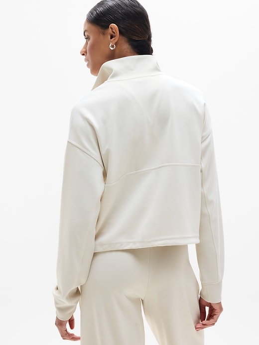 L'image numéro 2 présente Chandail à glissière courte en molleton côtelé Seasoft