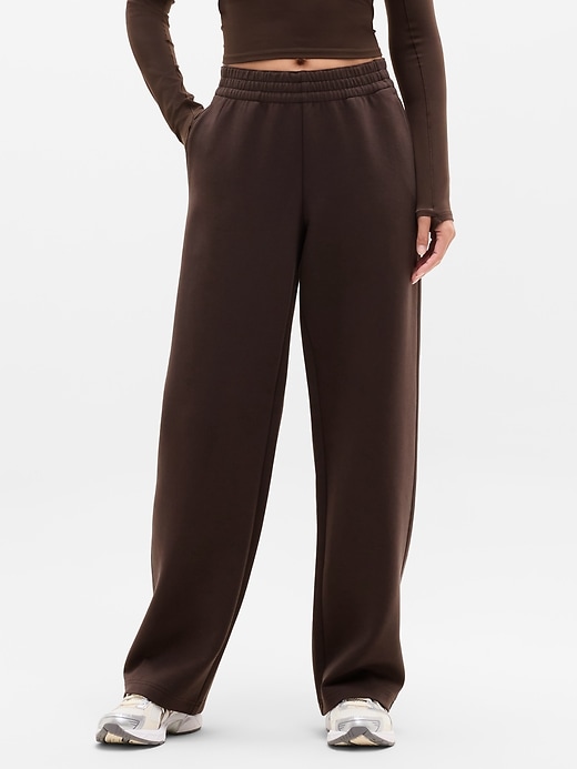 Image number 1 showing, Form Knit Mid Rise Straight Pant